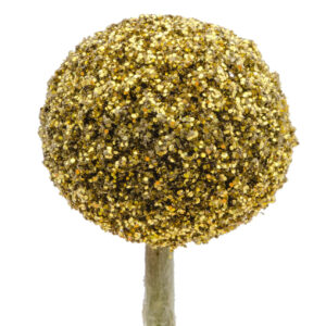 Gold Glitter Craspedia